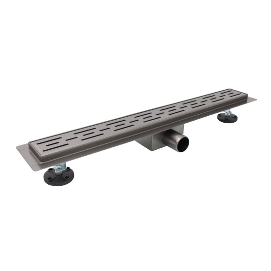 Rigola Dus Din Inox Classic Gri 600x70 Mm