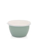 Recipient Alimentar Conic Multifunctional Wave 16cm Verde Cu Capac Transparent Metalac Recipient Alimentar Conic Multifunctional Wave 16cm Verde Cu Capac Transparent Metalac