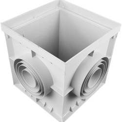 Camin Pp Basic Patrat Gri Tip I A15-c250 400x400 (8472i-g)