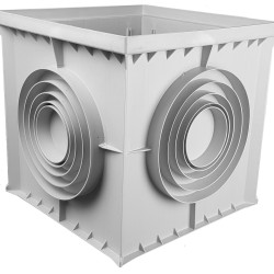 Camin Pp Basic Patrat Gri Tip I A15-c250 550x550 (551i-g)