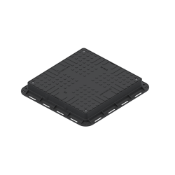 Capac Pp Urban Negru Patrat Necarosabil 700x700 Pas Liber 550x550 Hext.80 Cu 4 Inchizatoare A15 (35487-20)