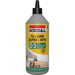 Adeziv Pentru Lemn Soudal D3 65a Transparent 250gr