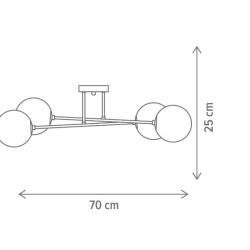 Candelabru Ke Zhara Pl4 G Kl100073