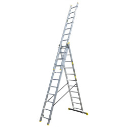 Scara Aluminiu 3 Tronsoane Bs-dw 3x11 Trepte