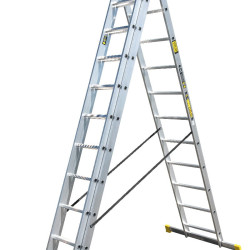 Scara Aluminiu 3 Tronsoane Bs-dw 3x11 Trepte
