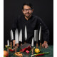 Cutit Santoku 18 Cm Inox Rikito Watanabe Cutit Santoku 18 Cm Inox Rikito Watanabe