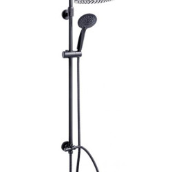 Sistem De Dus Fix Negru Mat Cu Para De Dus 3 Functii Sanotechnik Ab050