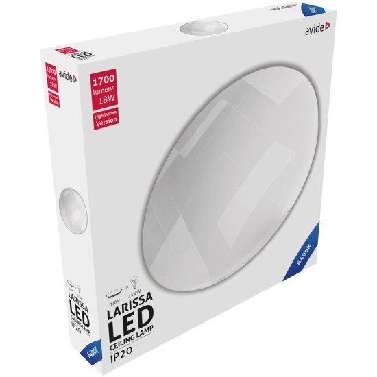 Plafoniera Led Larissa Avide 18w 325*65mm Cw 6400k