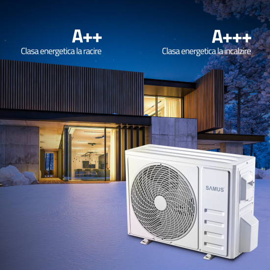 Aparat Aer Conditionat Samus Acs-12k01 Wifi 12000 Btu Clasa A +++ Fara Kit De Instalare
