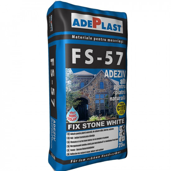 Adeziv Piatra Fixstone Alb Adeplast 25kg