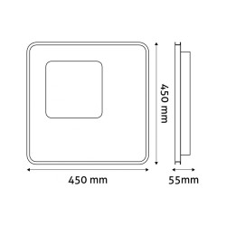 Plafoniera Cu Telecomanda Rf Design Holden Avide