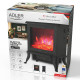 Aeroterma Electrica Tip Semineu Adler Ad7754 Putere Max 1800w Negru