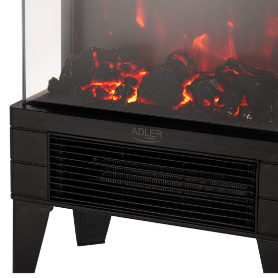 Semineu Electric Adler Ad7755 Putere Max 2000w Negru