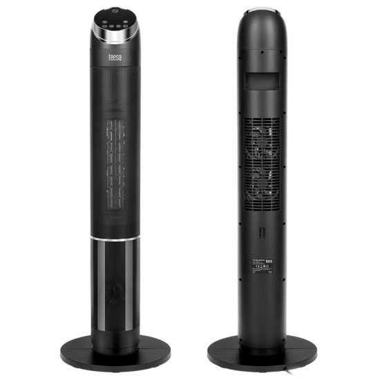 Aeroterma Turn Imitatie Semineu Ptc 2000w Teesa Tsa9017 Negru