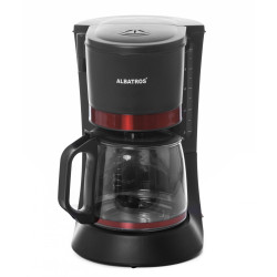 Filtru De Cafea Albatros Delicia 680w 1.2l Negru-rosu