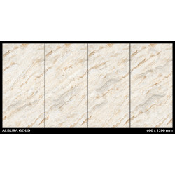 Gresie Portelanata Albura Gold Storico Lucios 120x60 Cm Rectificata Interior/exterior (1.44 Mp/cut) 48.96mp/pal