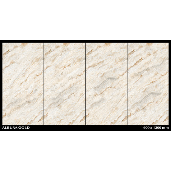 Gresie Portelanata Albura Gold Storico Lucios 120x60 Cm Rectificata Interior/exterior (1.44 Mp/cut) 48.96mp/pal