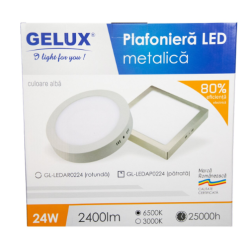 Aplica Led 24w Patrata Metal Profiled 6500k Aplica Led 24w Patrata Metal Profiled 6500k