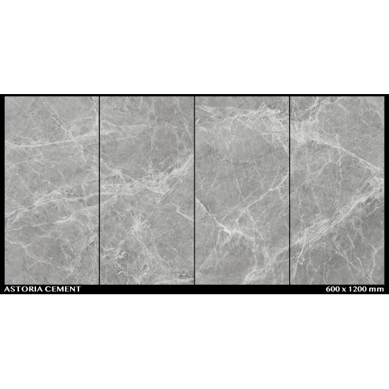 Gresie Portelanata Astoria Cement Storico Lucios 120x60 Cm Rectificata Interior/exterior (1.44 Mp/cut) 48.96mp/pal