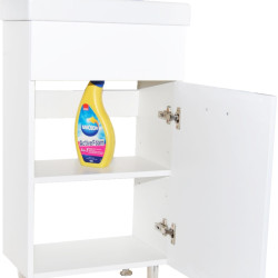 Baza Seria S700 40cm Alb+lavoar Sava 40cm-2240
