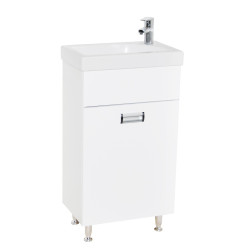 Baza Seria S700 40cm Alb+lavoar Sava 40cm-2240