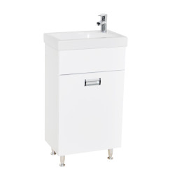 Baza Seria S700 40cm Alb+lavoar Sava 40cm-2240