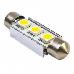 Bec Cu Leduri Canbus T11*36 3smd 5050 Alb