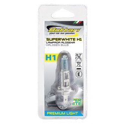 Bec Halogen De Mare Intensitate Super White H1 12v 55w Bec Halogen De Mare Intensitate Super White H1 12v 55w
