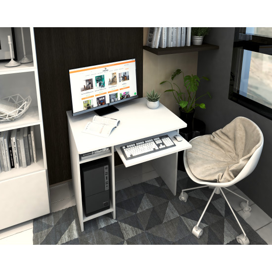 Birou Pc Skm-12 82x60x74 Cm Alb