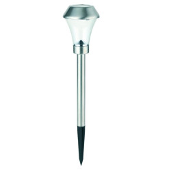 Lampa Solara De Gradina 1x Led 400mm Otel Inoxidabil Entac