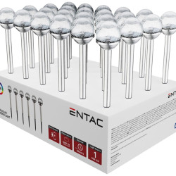 Lampa Solara De Gradina 1x Led Rgb 340mm Otel Inoxidabil A