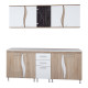 Bucatarie Cip Iii S Combi 1 D200x60x200cm Sonoma+alb Bucatarie Cip Iii S Combi 1 D200x60x200cm Sonoma+alb
