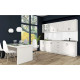 Bucatarie Olea 2.6m Mdf Ro Alb Bucatarie Olea 2.6m Mdf Ro Alb