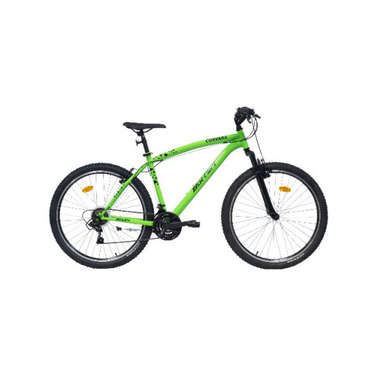 Bicicleta Mtb 27.5 Cadru Otel  21 Viteze Shimano Ty21   V-brakes  Verde/negru