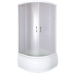 Cabina Dus Beta Semirotunda 90x90x200cm Cadita 35cm