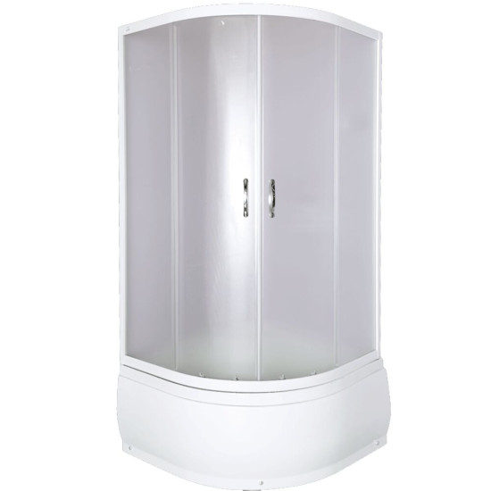 Cabina Dus Beta Semirotunda 90x90x200cm Cadita 35cm