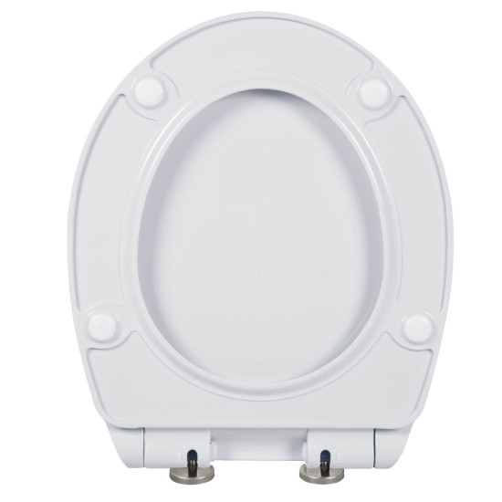 Capac Wc Din Duroplast Eurociere Java 1108f/01 Alb Inchidere Lenta 370x468mm