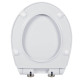 Capac Wc Din Duroplast Eurociere Java 1108f/01 Alb Inchidere Lenta 370x468mm