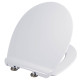 Capac Wc Din Duroplast Eurociere Java 1108f/01 Alb Inchidere Lenta 370x468mm