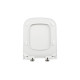 Capac Wc Din Duroplast Eurociere Square 1108h/01 Alb Inchidere Lenta 355x445mm