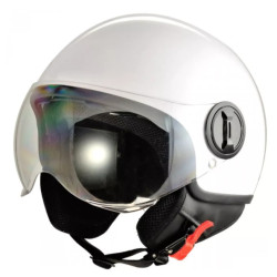 Casca Xl Scuter Alb Rotund Hecht51631xl