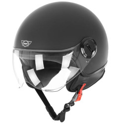 Casca Xl Scuter Negru Rotund Hecht53631xl