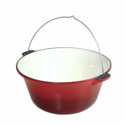 Ceaun Emailat Fonta 41x18.8 22l Rosu