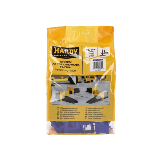Cleme Hardy 1mm 100pcs/punga Hardex Cleme Hardy 1mm 100pcs/punga Hardex