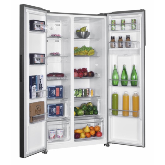 Combina Frigorifica Side By Side Heinner Hsbs-hm529nfxwde++ 529l 177cm Clasa E Inox
