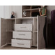 Comoda Laguna 3 Sertare 2 Usi 135x40x84cm Stejar K001 Comoda Laguna 3 Sertare 2 Usi 135x40x84cm Stejar K001