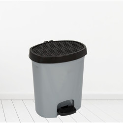Cos Menajer Cu Pedala Nr.3 10l Gri Ck015
