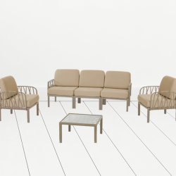 Mobilier Gradina Luna Sofa Cappucino 5 Pers Ct043-3 Mobilier Gradina Luna Sofa Cappucino 5 Pers Ct043-3
