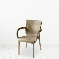 Scaun Mambo Ratan Cappucino Ct014-p Scaun Mambo Ratan Cappucino Ct014-p