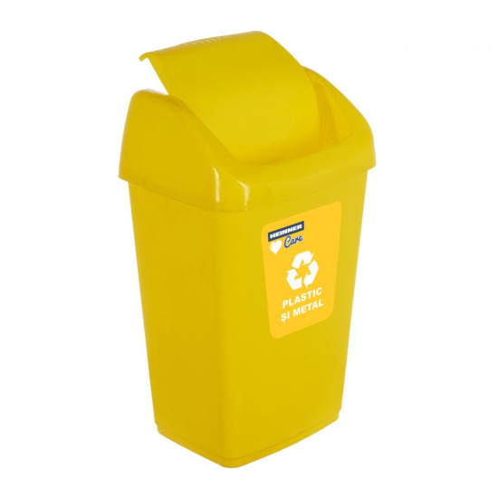 Cos Gunoi Pentru Reciclare Eco 35l Galben